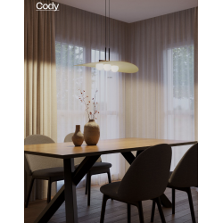 Pakabinamas LED šviestuvas CODY 28W aukso spalvos kaina