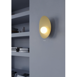 Sieninis LED šviestuvas CODY 11W aukso spalvos kaina