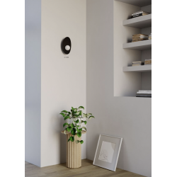 Sieninis LED šviestuvas CODY 11W juodas kaina