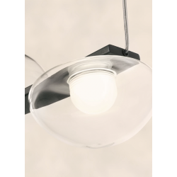 Pakabinamas LED šviestuvas SINCLAIR 35W juodas dimeriuojamas pigiau