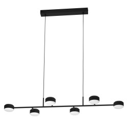 Pakabinamas LED šviestuvas CLAVELLINA 42W juodas