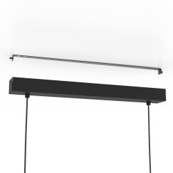 Pakabinamas LED šviestuvas CLAVELLINA 42W juodas pigiau