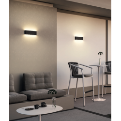 SIENINIS LED ŠVIESTUVAS KLIPPE 24W RUDAS kaina