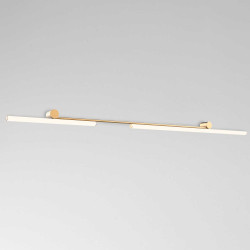 Sieninis LED šviestuvas AMBROSIA A 210 28,8W aukso spalvos kaina