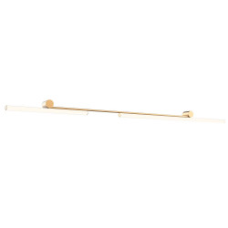 Sieninis LED šviestuvas AMBROSIA A 210 28,8W aukso spalvos pigiau