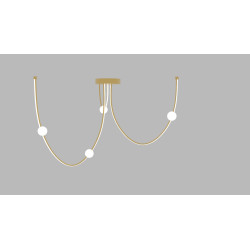 PAKABINAMAS LED ŠVIESTUVAS 22248 42W AUKSO SPALVOS kaina