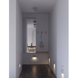 Sieninis LED šviestuvas STEALTH 1W juodas kaina