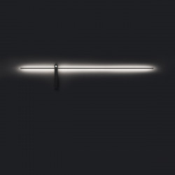 SIENINIS LED ŠVIESTUVAS IMPULSE L110 15W JUODAS kaina