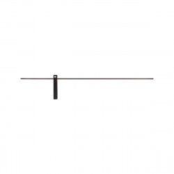 SIENINIS LED ŠVIESTUVAS IMPULSE L110 15W JUODAS