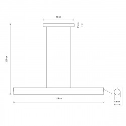 PAKABINAMAS LED ŠVIESTUVAS CL Q 31W 3000K BALTAS kaina