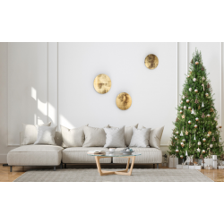 SIENINIS LED ŠVIESTUVAS RING WOOD D15 7W AUKSO SPALVOS pigiau