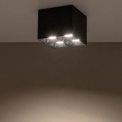 LUBINIS LED ŠVIESTUVAS MIDI 16W 3000K JUODAS pigiau