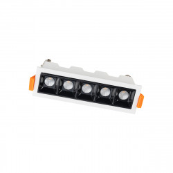 ĮLEIDŽIAMAS LED ŠVIESTUVAS MINI 10W 3000K BALTAS | JUODAS