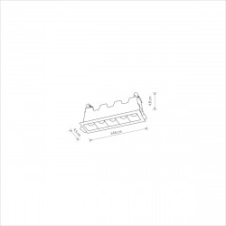 ĮLEIDŽIAMAS LED ŠVIESTUVAS MINI 10W 4000K BALTAS | JUODAS pristatymas