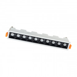 ĮLEIDŽIAMAS LED ŠVIESTUVAS MINI 20W 4000K BALTAS | JUODAS