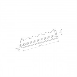 ĮLEIDŽIAMAS LED ŠVIESTUVAS MINI 20W 4000K BALTAS | JUODAS pristatymas