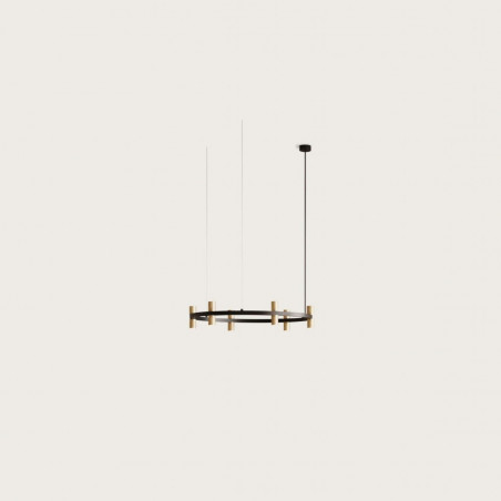PAKABINAMAS LED ŠVIESTUVAS AROMAS DEL CAMPO TURA 36W  JUODAS | ĮVAIRIŲ SPALVŲ C1313-C