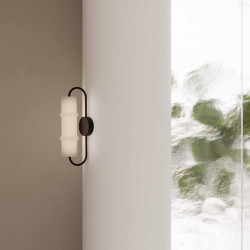 SIENINIS LED ŠVIESTUVAS CANNA 12W JUODAS pigiau