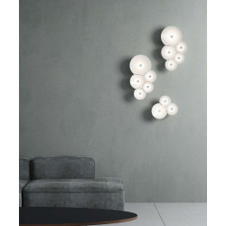 LUBINIS | SIENINIS LED ŠVIESTUVAS BULBULLIA L37 17W BALTAS pigiau