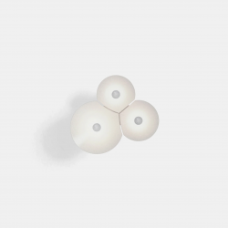 LUBINIS | SIENINIS LED ŠVIESTUVAS BULBULLIA L37 17W BALTAS