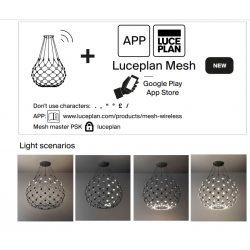 PAKABINAMAS LED ŠVIESTUVAS MESH D80 50W WIRELESS kaina