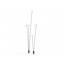 PASTATOMAS | ĮSMEIGIAMAS LED ŠVIESTUVAS FLIA H120 5W JUODAS