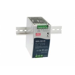 IMPULSINIS MAITINIMO ŠALTINIS TVIRTINAMAS ANT DIN BĖGIO 240W 48V