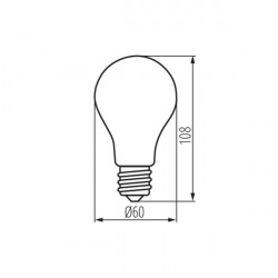 LED LEMPA XLED A60 E27 11W 4000K DIMERIUOJAMA kaina