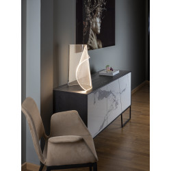 STALINIS LED ŠVIESTUVAS VELOS 10W CHROMO SPALVOS kaina