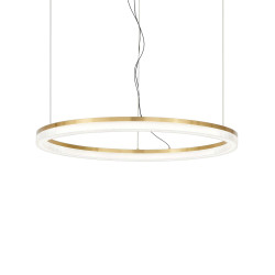 Pakabinamas LED šviestuvas CROWN SP D80 42W žalvario spalvos
