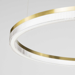 Pakabinamas LED šviestuvas CROWN SP D80 42W žalvario spalvos pigiau