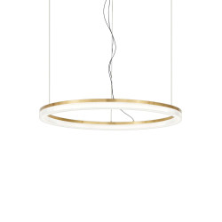 Pakabinamas LED šviestuvas CROWN SP D60 30W žalvario spalvos kaina