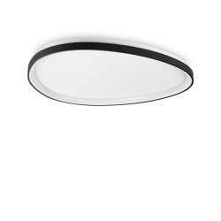 Lubinis LED šviestuvas GEMINI PL D081 41W juodas kaina