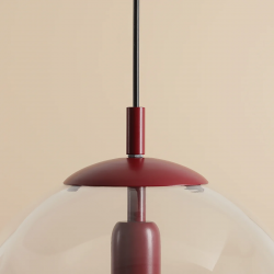 PAKABINAMAS ŠVIESTUVAS GLOBE D30 RAUDONAS kaina