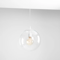 PAKABINAMAS ŠVIESTUVAS GLOBE D30 BALTAS