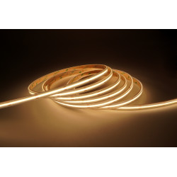 HERMETIŠKA COB LED JUOSTA 11W 24V IP67 3000K skubiai