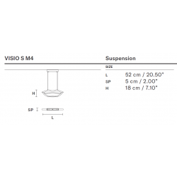 PAKABINAMAS ŠVIESTUVAS VISIO S M4 5,5W skubiai
