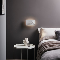 SIENINIS LED ŠVIESTUVAS EDGE READER MINI 8,7W BALTAS pigiau