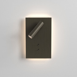 SIENINIS LED ŠVIESTUVAS EDGE READER MINI 8,7W BRONZOS SPALVOS kaina