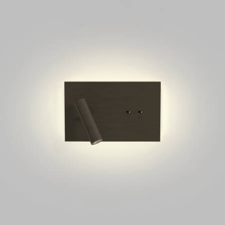 SIENINIS LED ŠVIESTUVAS EDGE READER MINI 12,6W BRONZOS SPALVOS 1352040