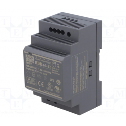 IMPULSINIS MAITINIMO ŠALTINIS TVIRTINAMAS ANT DIN BĖGIO 60W 12V