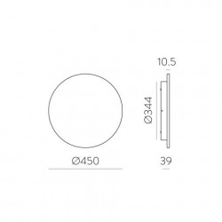 SIENINIS LED ŠVIESTUVAS COMBO 15W 2700-3000K D45 JUODAS kaina