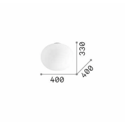 Lubinis šviestuvas COTTON PL1 D40 baltas pigiau