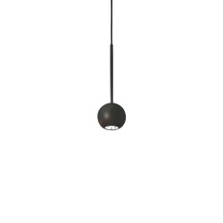 Pakabinamas LED šviestuvas Archimede sp sfera 4W juodas