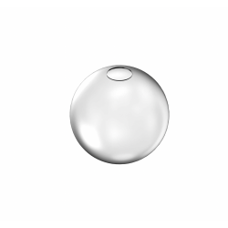 Gaubtas šviestuvui RUBBER D20 baltas kaina