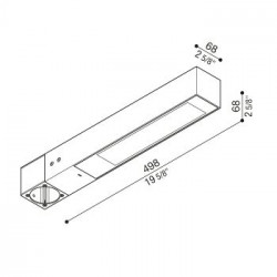 PASTATOMAS LED ŠVIESTUVAS FLAG 430 POST 35W BALTAS pristatymas