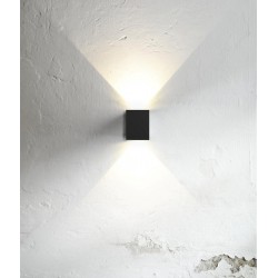 SIENINIS LED ŠVIESTUVAS CANTO KUBI 2 10,6W juodas pigiau