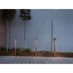 PASTATOMAS LED ŠVIESTUVAS FLAG 200 BOLLARD 10W RUDAS skubiai