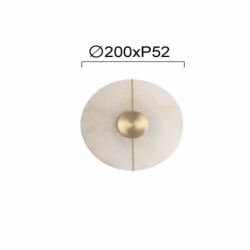 SIENINIS LED ŠVIESTUVAS LUSSO 6W aukso spalvos pigiau