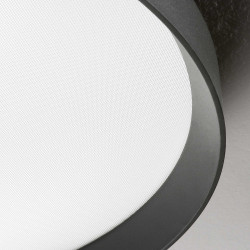 Lubinis LED šviestuvas FLY PL D60 4000K 53W juodas kaina